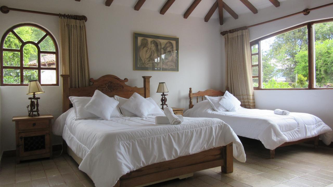 Hacienda El Pinar Del Viento Bed and Breakfast Villa de Leyva Esterno foto